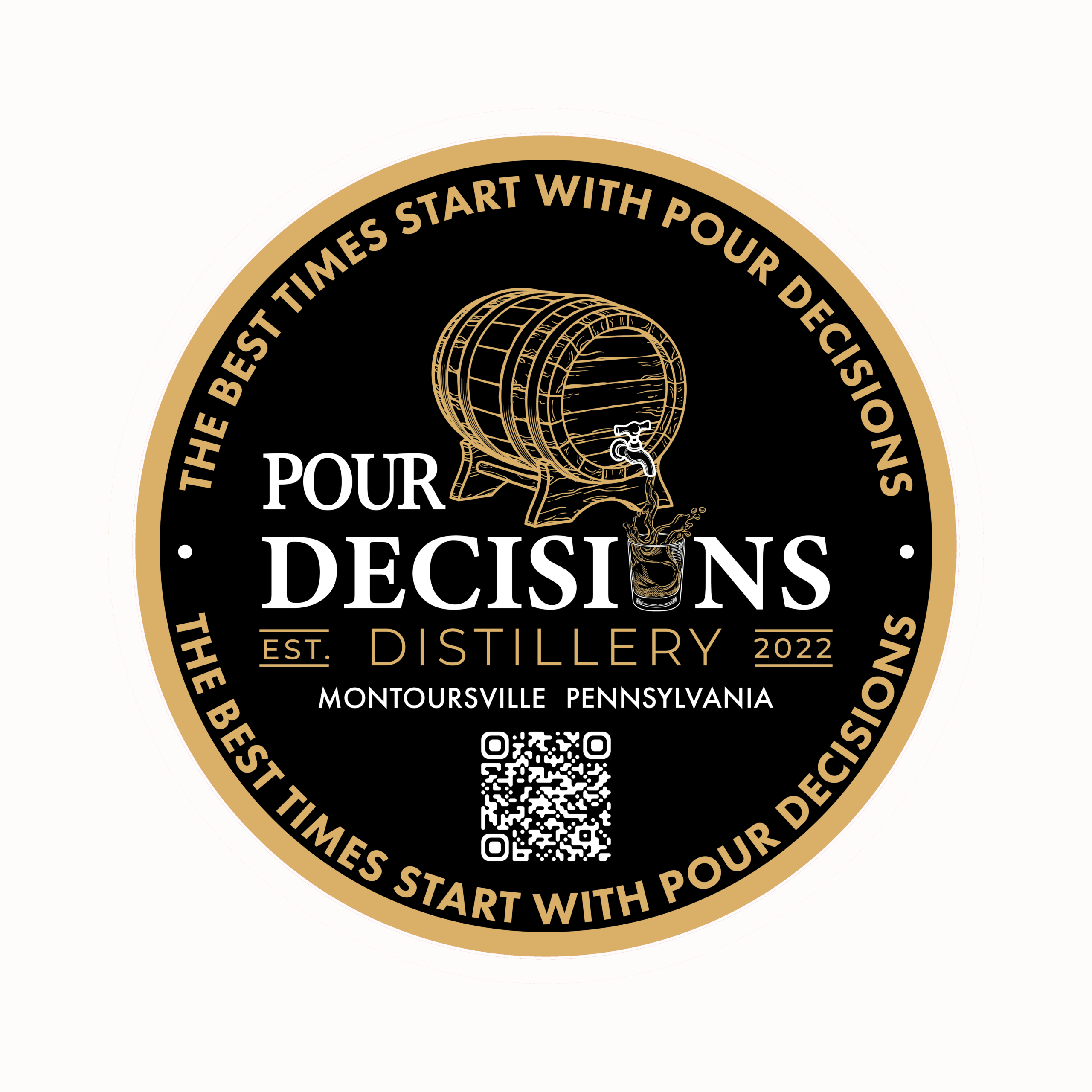 Logo for Pour Decisions Distillery