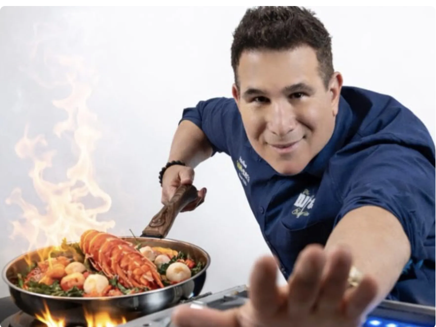 Photo of DJ Chef Cooking Demo